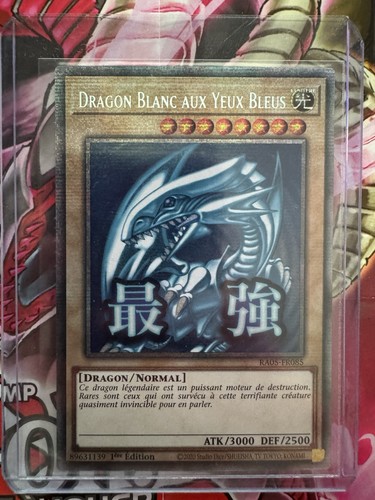 Dragon blanc aux - yeux, bleus
