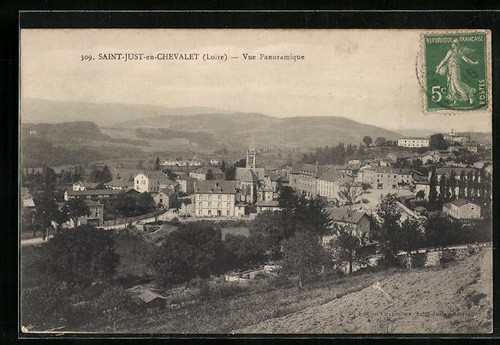Cpa saint just - cpa, saint-just-en-chevalet