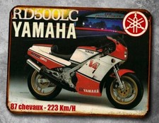 plaque metal vintage Yamaha