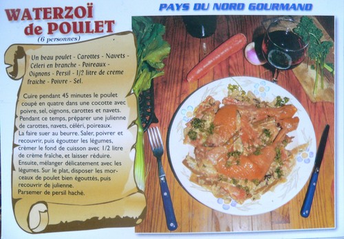 Carte postale nord - carte,