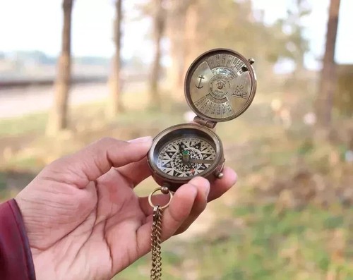 Boussole poche vintage - de,
