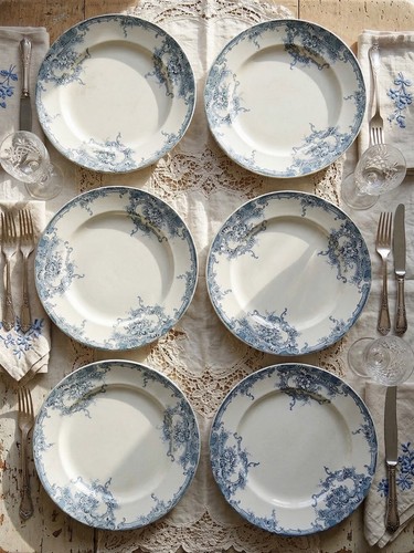 Assiettes anciennes boch - assiettes,