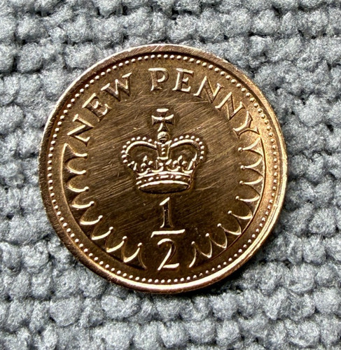 1976 half penny coin 1 - 1976,
