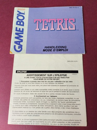 Nintendo game boy tetris - game,