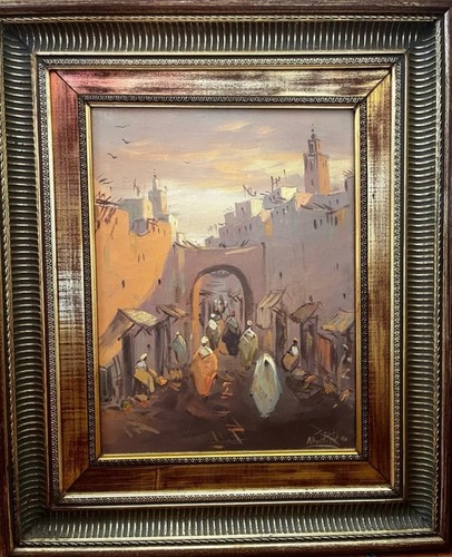 Tableau ancien huile - huile, peinture