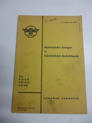 Hanomag wheel tractor type - , r
