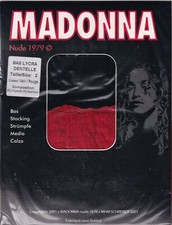 Bas MADONNA by CERVIN Noir/Rose ou Noir/Rouge. 2 tailles. Collection stockings.