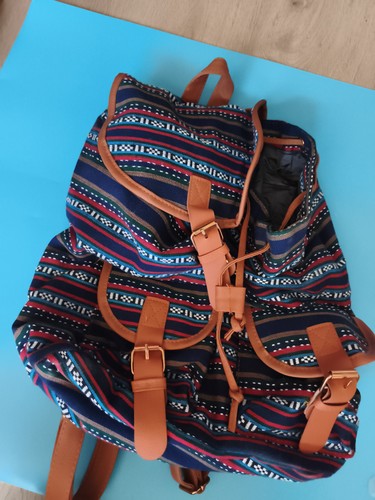 Sac dos vintage motif - sac, à