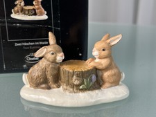Figurine Goebel 2 lapins 6 cm. - Excellent état.