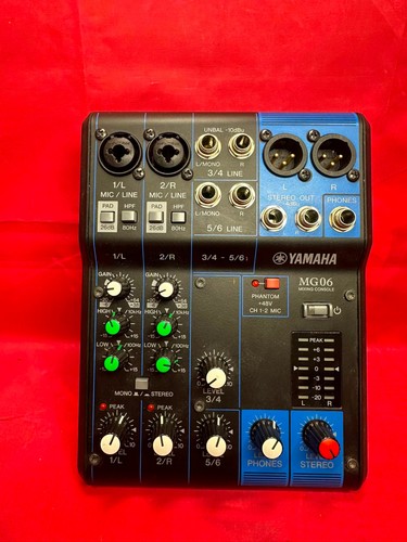 Table mixage yamaha mg06 - table,