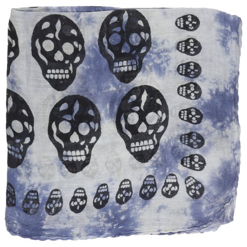 Foulard coton têtes de - en,
