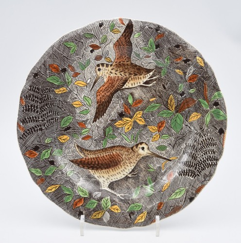 Assiette plate faïence - , de