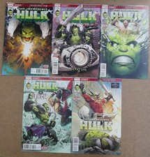 5 COMICS THE INCREDIBLE HULK LEGACY 709 à 713 MARVEL 2017 Pak Land