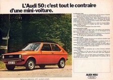 Catalogue brochure Audi 50 /