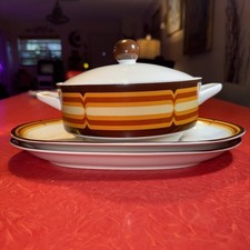 Winterling Röslau Bavaria Germany Porcelain 2 Platters & Covered Tureen Server