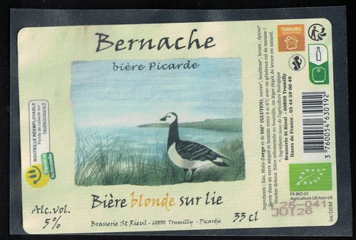 France beer label picardy - france,