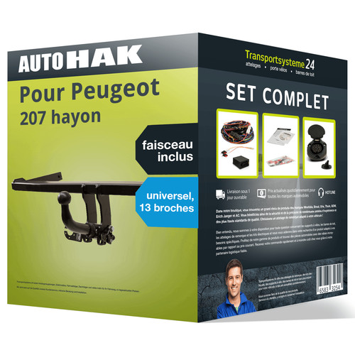 Attelage pour peugeot 207 - attelage,