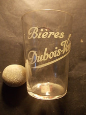 Superbe verre bère 1950
