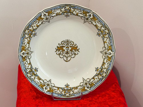 Joli plat rond faience - rond,