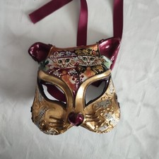 Masque vénitien en chat en