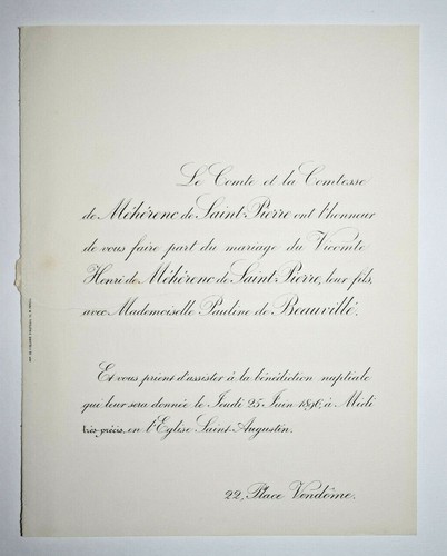 Vicomte henri meherenc saint - vicomte,