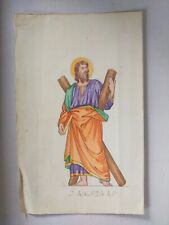 Abrasive Sketch Mixed Technique San Paolo-San Paolo Apostle Mixed Technique