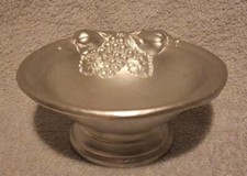 Coupelle Ronde Étain De Marque " Étains De La Fontaine Paris "TITRE 98" Ø13,5 cm