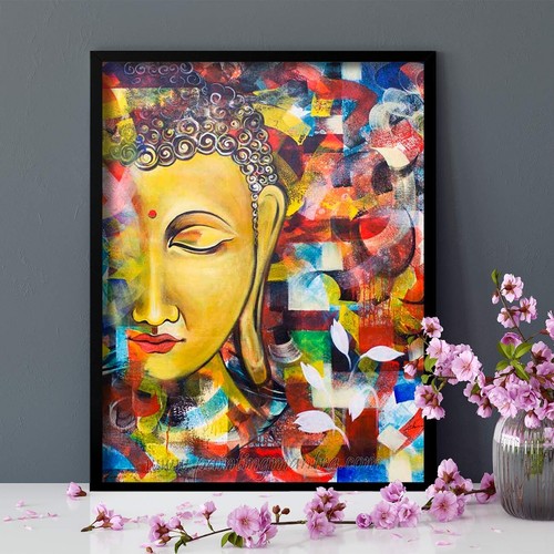 Peinture sur toile encadrée - peinture,