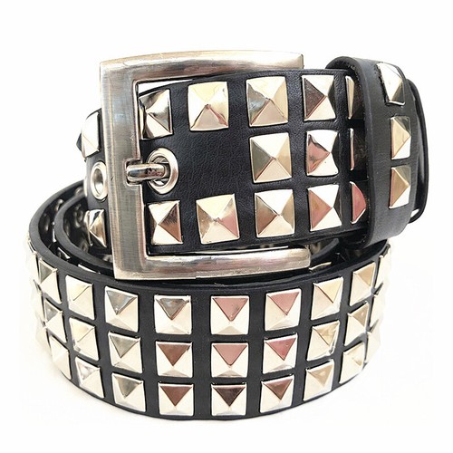 Ceinture clous cuir - ceinture, À