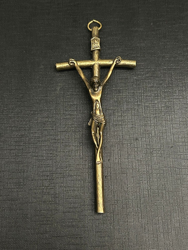 Crucifix ancien doré - ancien,