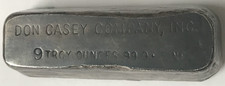 9 Troy Ounces 999+ Fine Silver Bar - Don Casey Company, Inc.