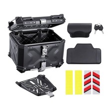 Top Case pour Moto 55 L Valise Porte-bagages Universel en Alliage d'Aluminium a