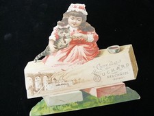 Chromo découpé chocolat