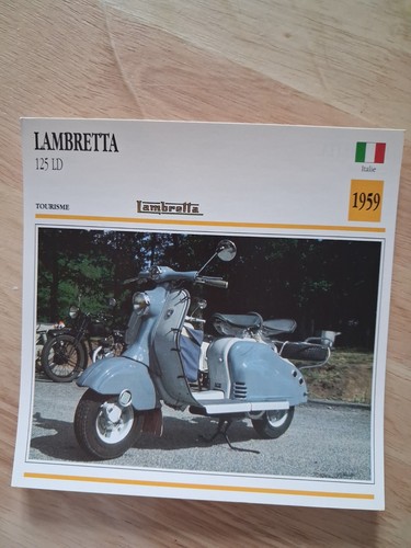 Lambretta scooter 125 1959 - lambretta,