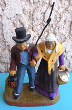 Santon Ancien couple signé