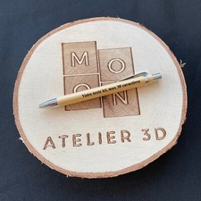 Stylo Bille en Bois - Gravure