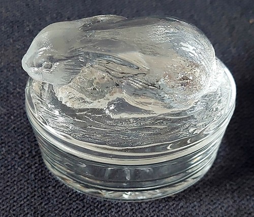 Petite boîte lapin verre - petite,