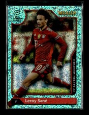 Leroy Sane 2021-22 Topps Merlin Chrome UEFA Soccer Aqua Speckle 137/199 [don94