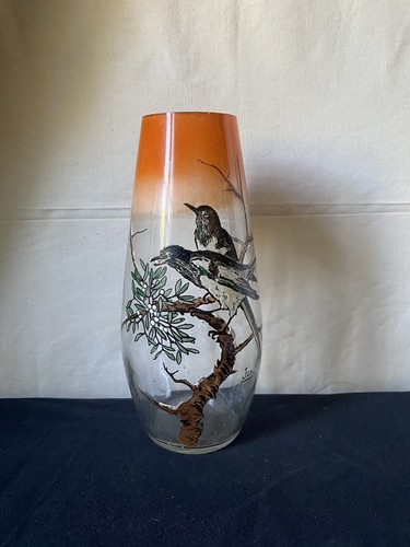 Vase art nouveau verre - art,