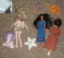 Lot poupées Barbie et
