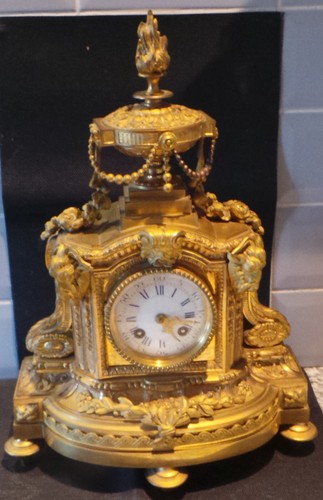 Horloge pendule bronze - pendule, en