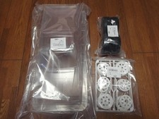 TAMIYA Subaru Brat spare body, one set of new tires and wheels