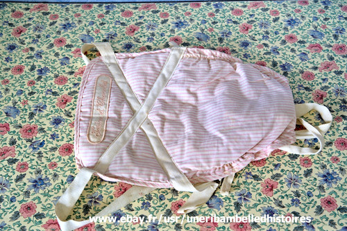 Ancien porte bébé tissu - ancien, en