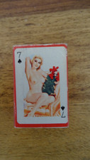 ANCIEN JEU DE CARTE EROTIQUE SEXY PIN UP ANNEES 70 54 CARTE POKER BELOTE NUDE