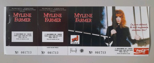 Ticket concert mylene - ticket,