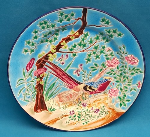 Xix 1883 assiette - assiette, Émaux