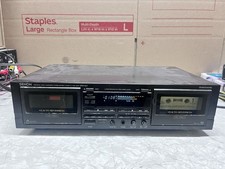 Denon DRW-840 Dual Deck Stereo Cassette Tape Player HX PRO Precision Audio