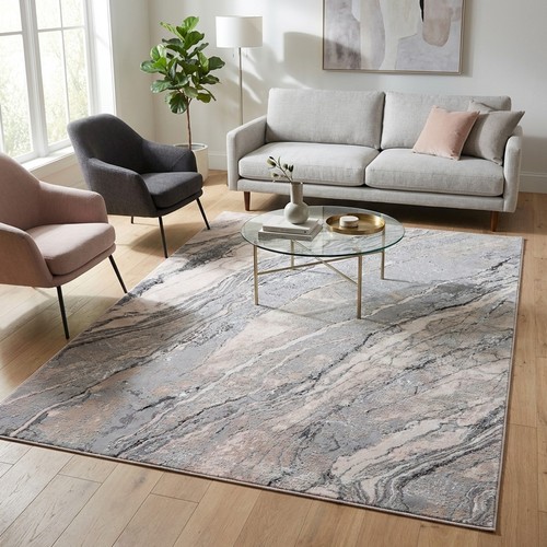 Tapis gris salon moderne