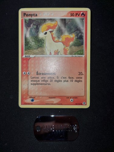 Ponyta 112 carte pokemon - carte,