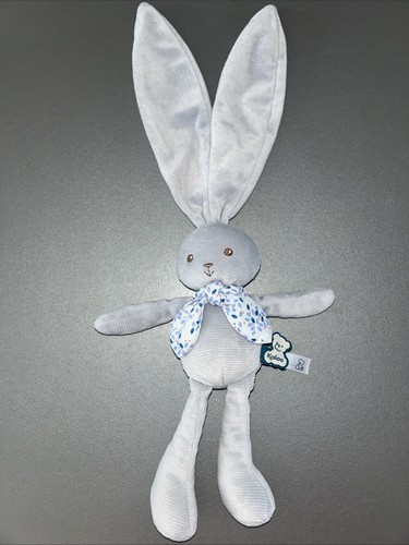 Doudou lapin bleu - , pantin